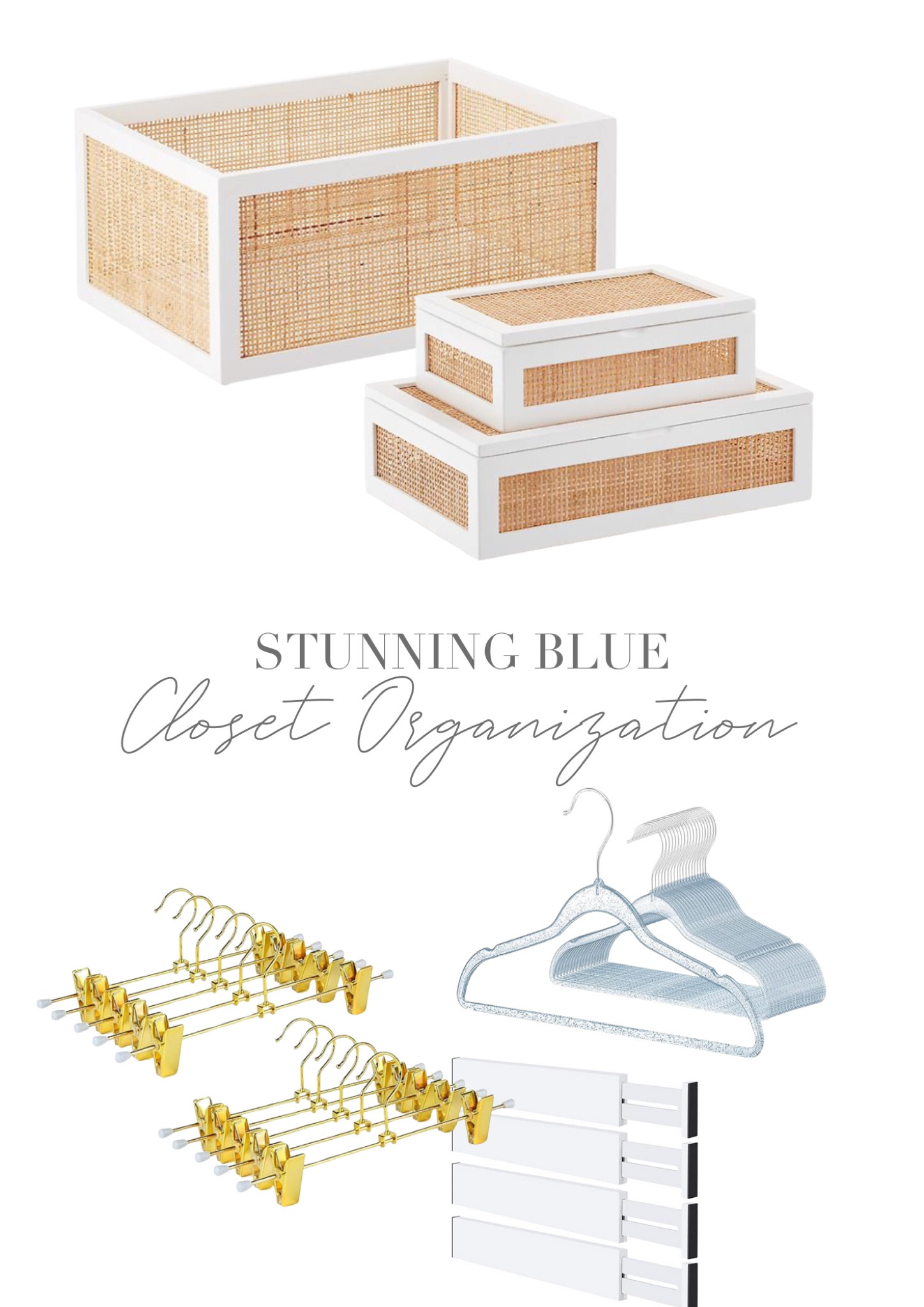 Blue closet inspo • Closet organization • Master closet • product used 

#LTKFindsUnder100 #LTKHome #LTKFamily