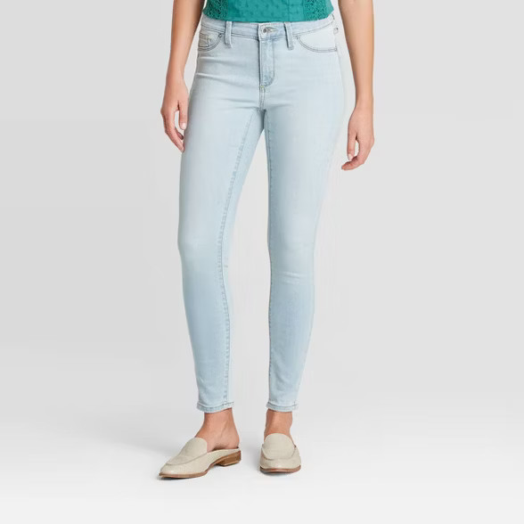 Women's Mid-Rise Jeggings - Universal Thread™ Light Wash | Target