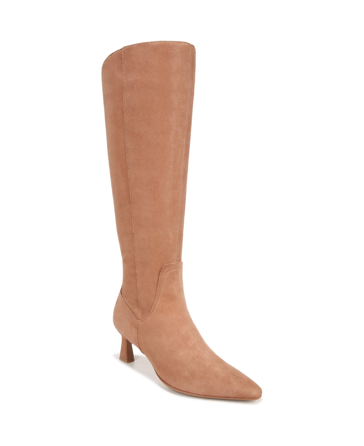 Naturalizer Deesha Knee High Dress Boots - Cafe Brown Suede | Macy's