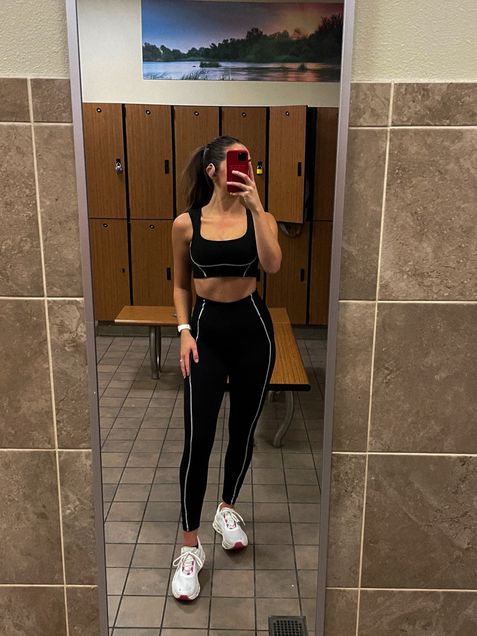 new and now favorite workout set!!! 
size xs in top and s in bottoms 

#LTKFitness #LTKWorkwear #LTKActive