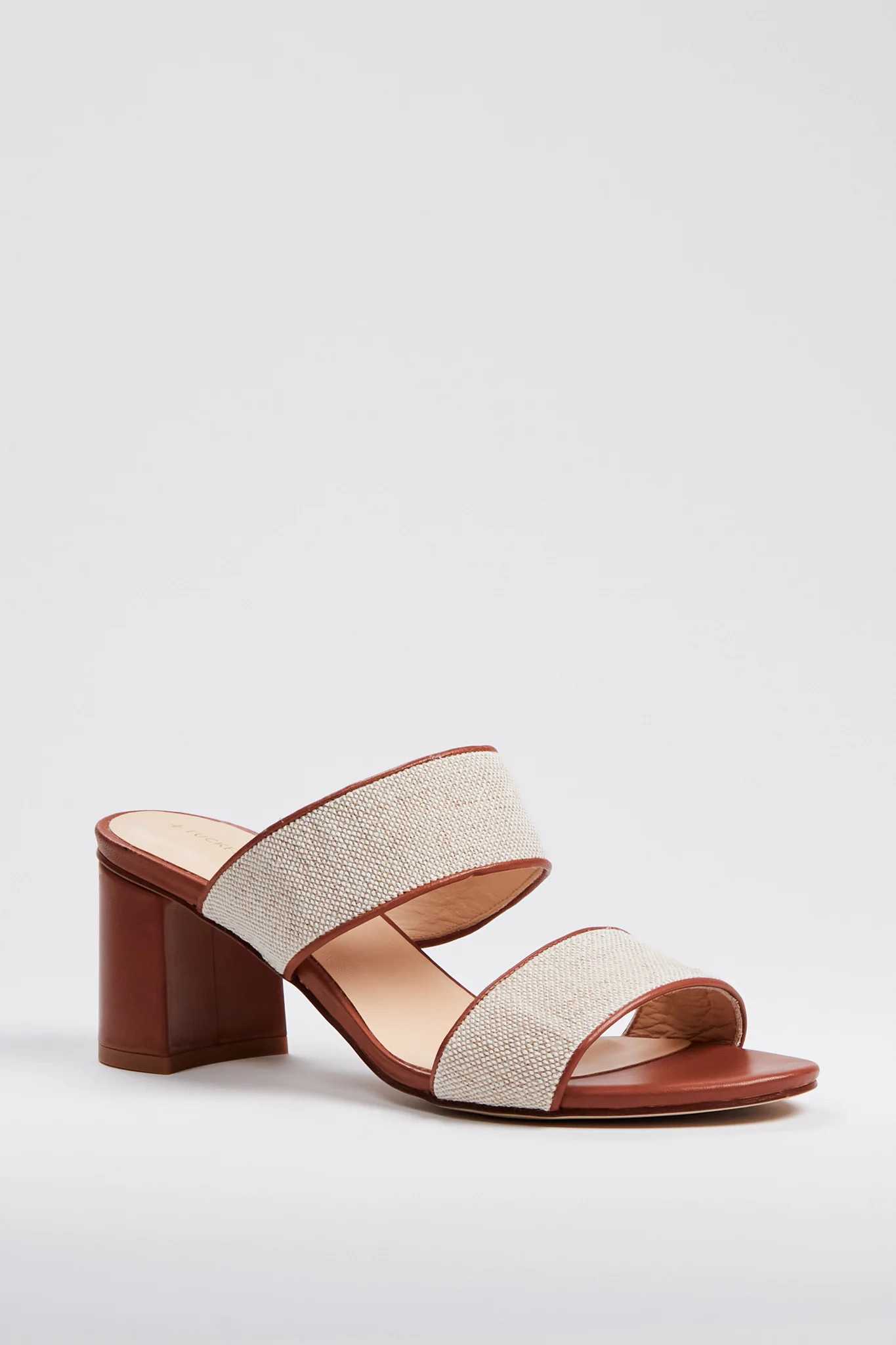 Canvas and Leather Mercer Heels | Tuckernuck (US)