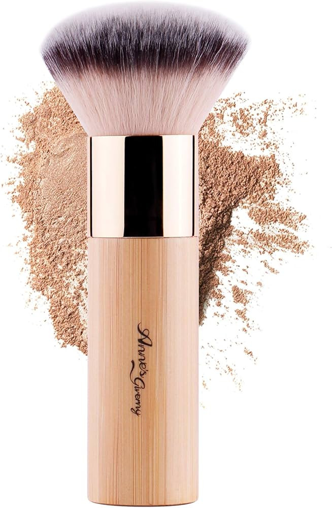 ANNE'S GIVERNY Makeup Foundation Sponge Brush Bronzer Loose Powder Blush Finish Airbrush Buffer C... | Amazon (US)
