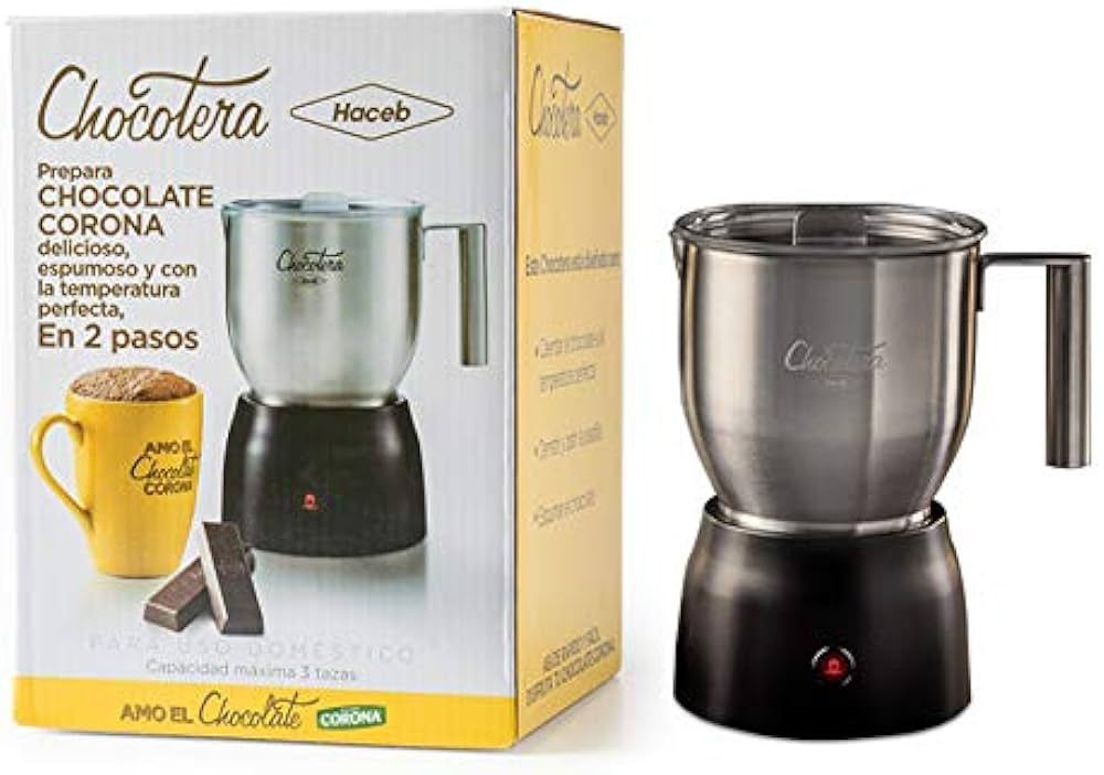 The Original Chocotera Corona | Hot Chocolate and Milk Frother Maker | 20.3 Oz Stainless Steel Re... | Amazon (US)