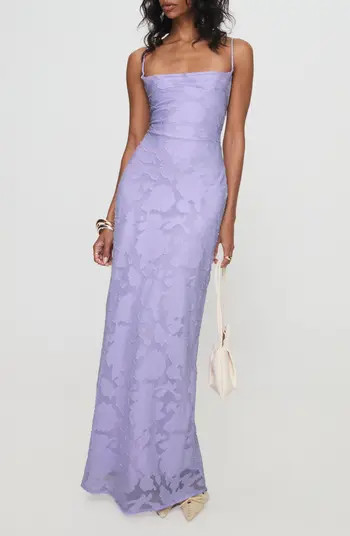 Celena Floral Burnout Maxi Dress | Nordstrom