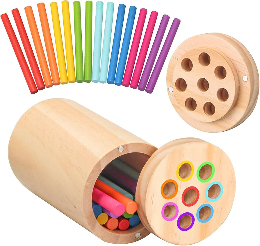 Montessori Toys for 1-3 Year Old,Color Sorting & Fine Motor Skills Preschool Learning Activities,... | Amazon (US)