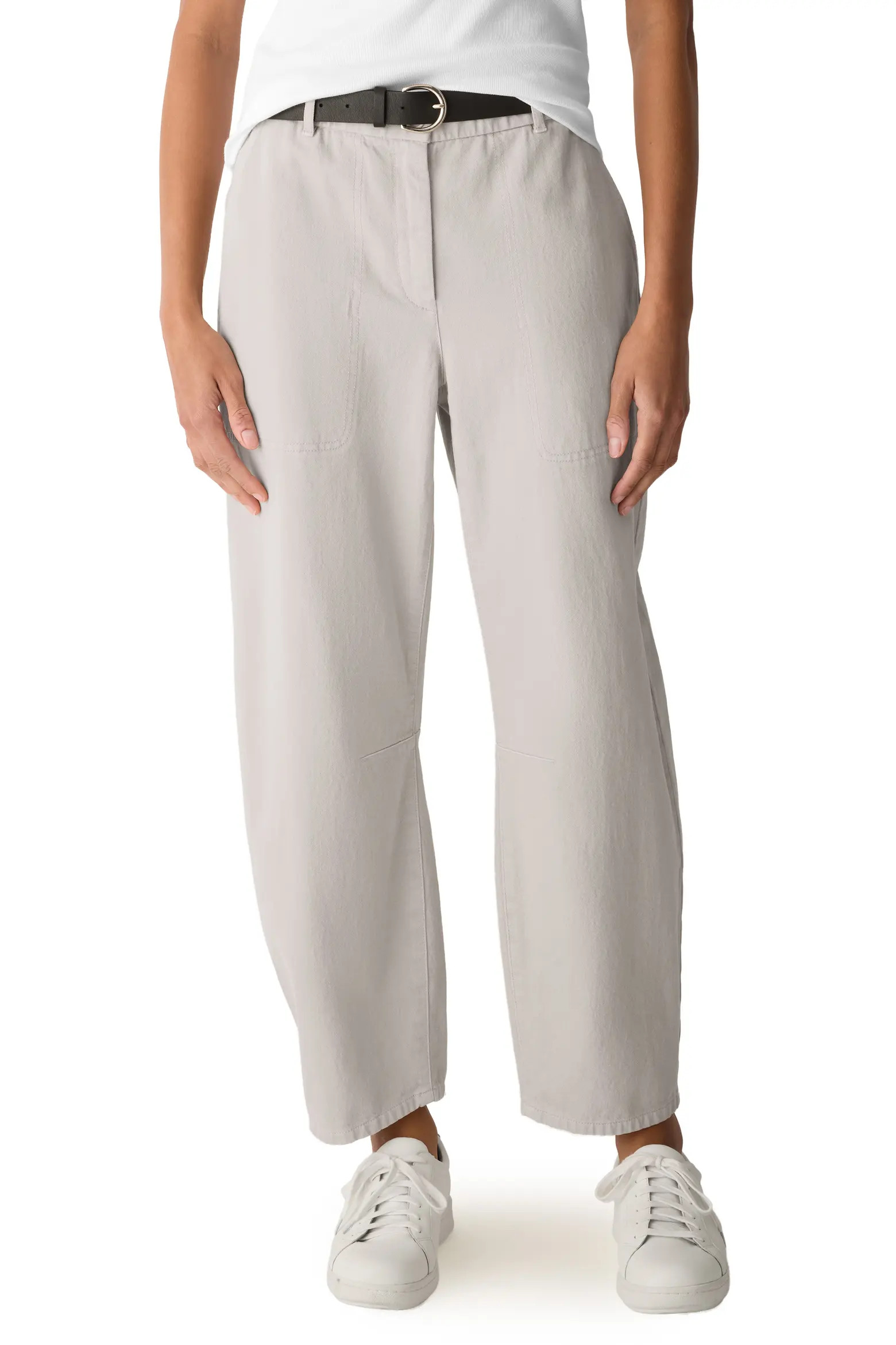 Organic Cotton Ankle Barrel Leg Pants (Women) | Nordstrom | Nordstrom