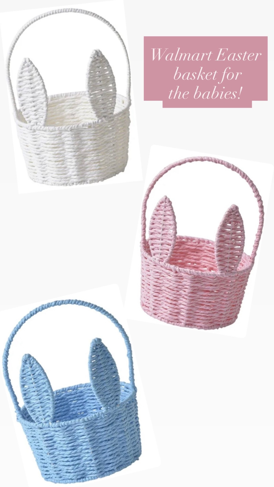 Walmart finds, Walmart basket, Walmart easter baskets, Walmart baby finds, Walmart baby easter baskets, Walmart preppy Easter baskets 

#LTKBaby #LTKKids #LTKmomlife