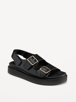 Chunky Buckle Strap Sandal | Old Navy (CA)