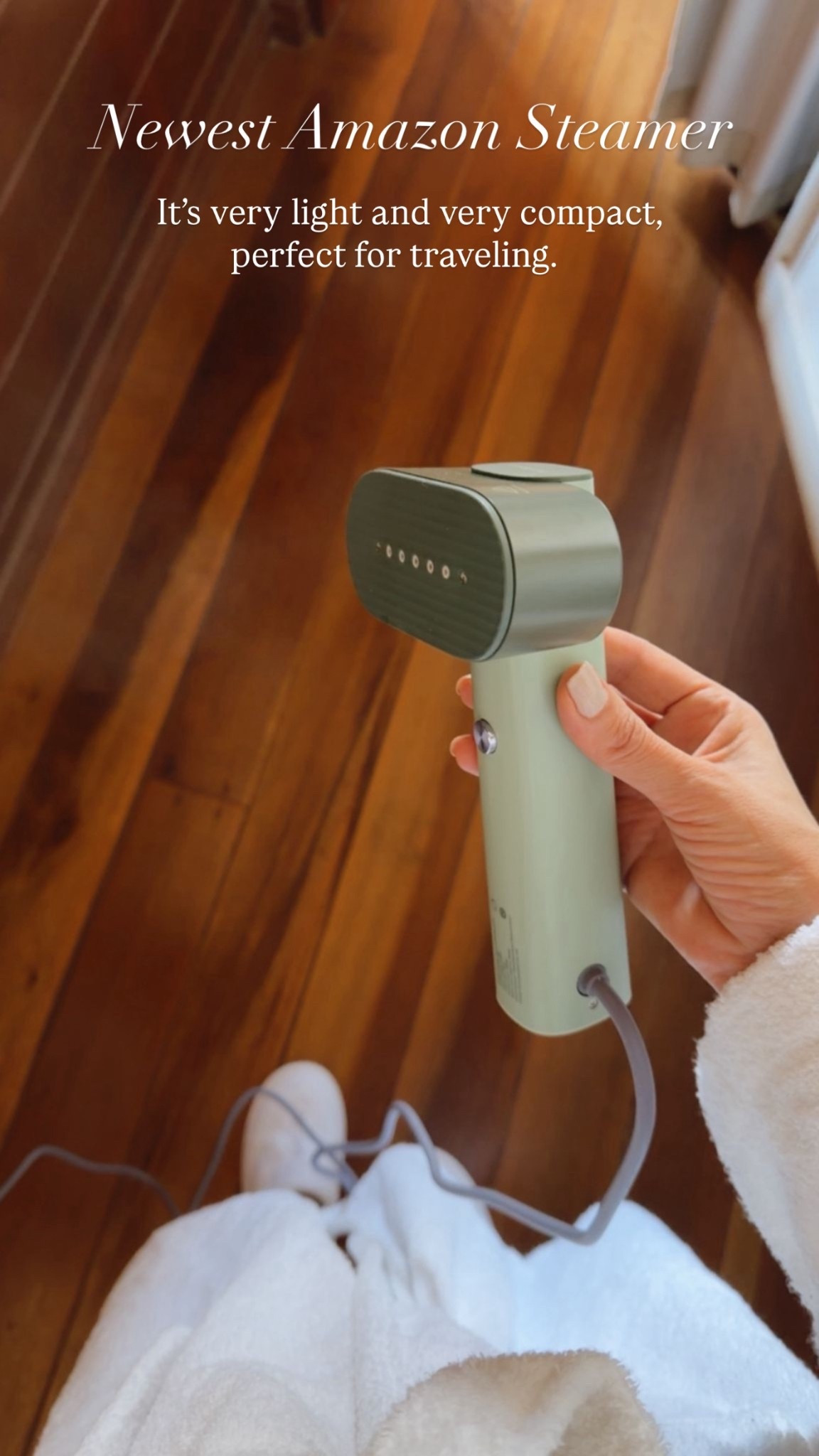 Newest Amazon steamer! 
Very light and compact, perfect for traveling. 
Definitely a travel must have 

#LTKTravel #LTKHome #LTKU