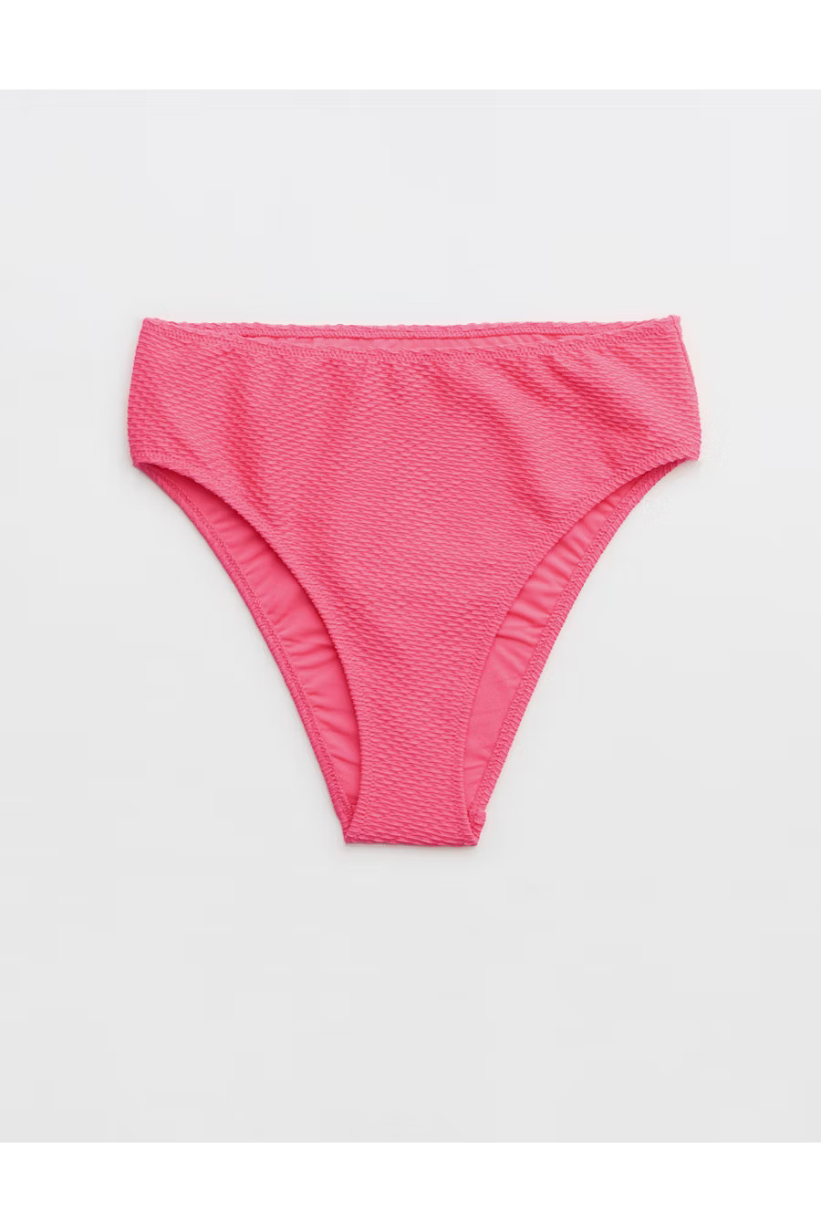 Aerie Jacquard High Cut Cheeky Bikini Bottom | Aerie