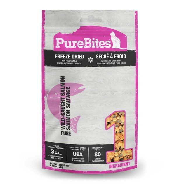 PureBites Salmon Freeze-Dried Raw Cat Treats, 0.92-oz bag | Chewy.com