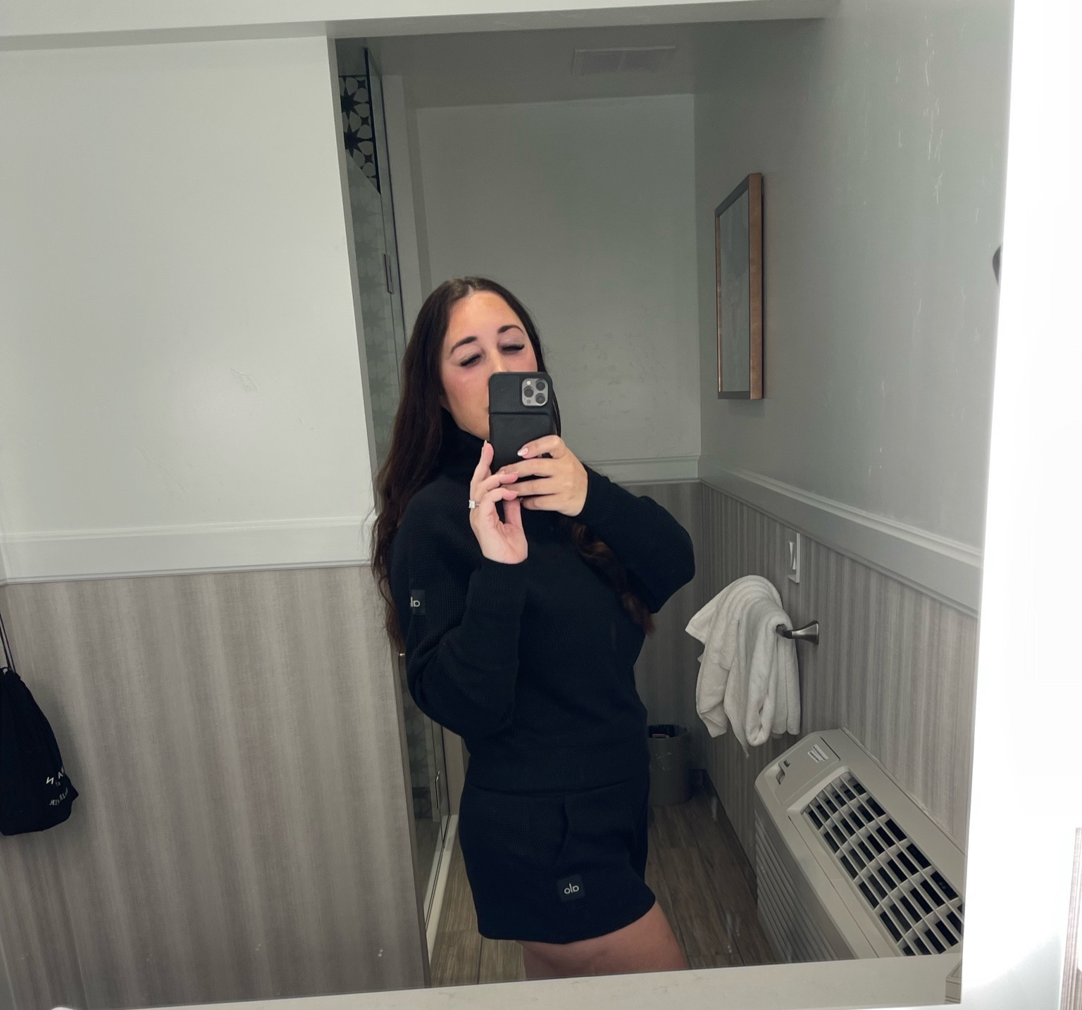 This Alo set is comfortable and effortless but put together! Love it! 

The black shorts are currently sold
out so I tagged the brown ones  

#LTKfitness #LTKsalealert #LTKover40