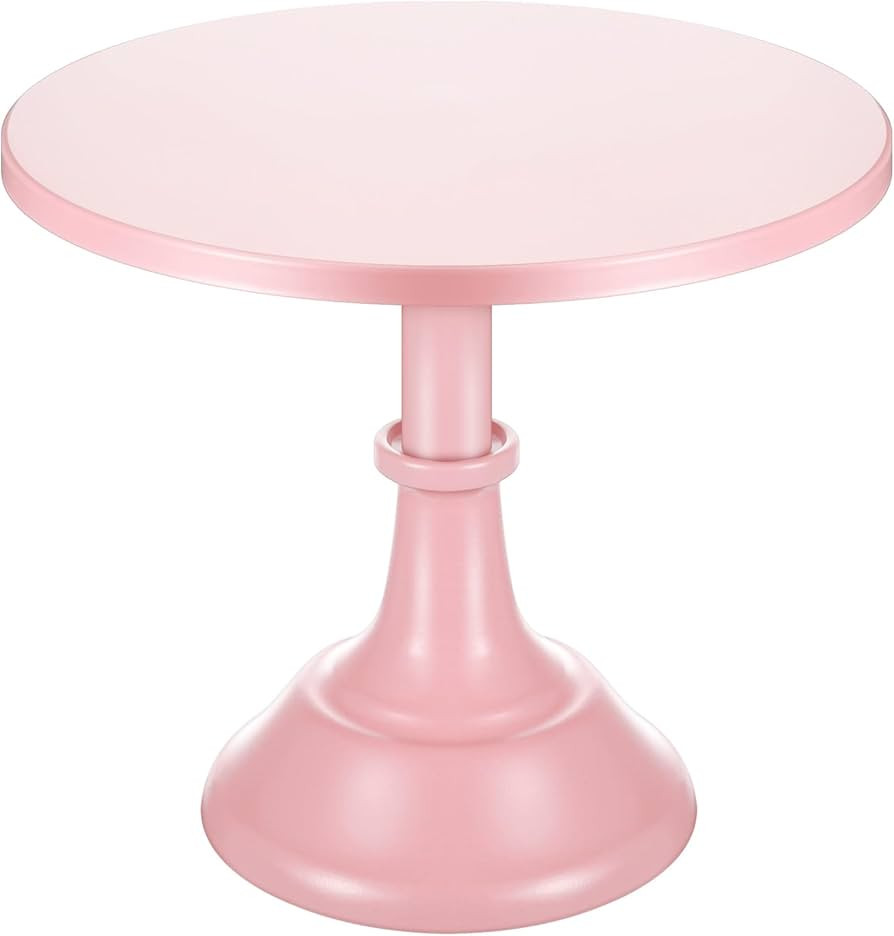 Baderke Metal Cake Stand 10 Inch Round Birthday Cake Stand Dessert Cupcake Display Tray Holder fo... | Amazon (US)