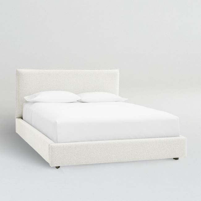 Lotus Frost Queen Bed | Crate & Barrel