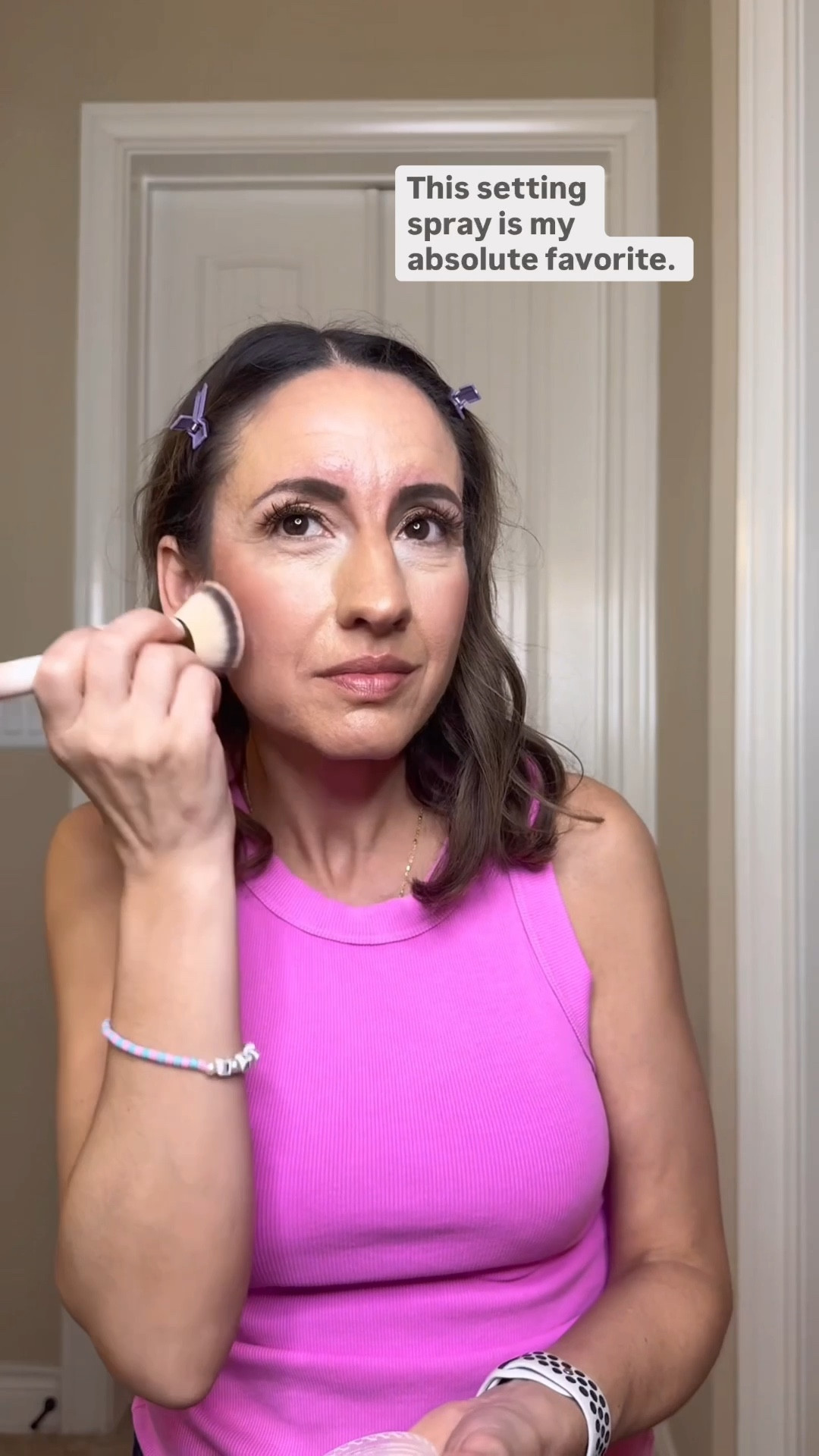 Hi! Date night makeup from start to finish. 
Everything is affordable and easily accessible at Walmart and Target. 

-Elf Power Grio Primer (Great for oily skin and blurring pores)
-L'Oreal Paris True Match Nude Hyaluronic Tinted Serum Foundation Shade: 3-4 Light Medium Makeup light weight not heavy foundation
-L'Oreal True Match Concealer
Shade: 3N
-Elf Halo Glow Contour
Shade: Tan Deep
-Elf Halo Glow Blush
Shade: Róse You Slay
-L'Oreal infallible blurring powder
-Mac Lip pencil
Shade: Strip Down
-Mac lipstick color
Shade: Snob
-Mac lipstick color
Shade: Viva Glam
Elf Lock on Liner and Brow
Shade: Medium Brown
Panorama
Shade: Brown
Coco kind Peptide Fine Line Gel

#LTKBeauty #LTKgrwm #LTKOver40