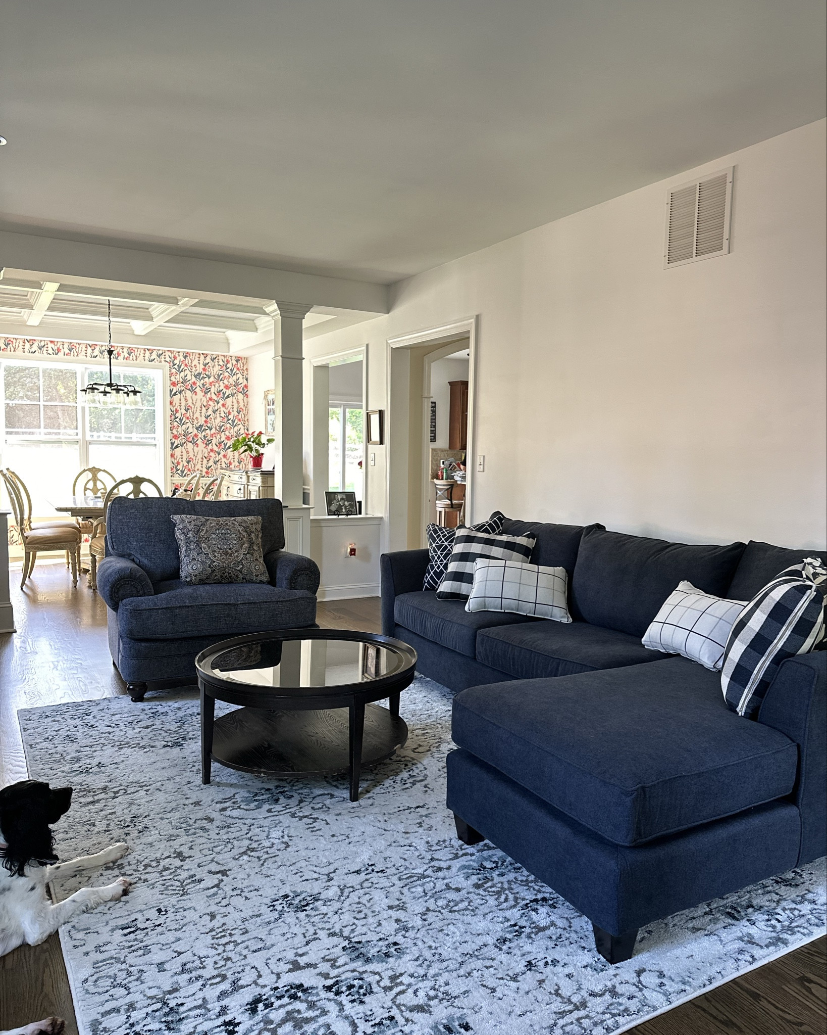 Update to the living room!!! Love my new couch & couldn’t believe it came with 6 pillows!  My fave of all is the chair!!  Perfect to curl up into!!

#LTKSaleAlert #LTKHome #LTKFamily