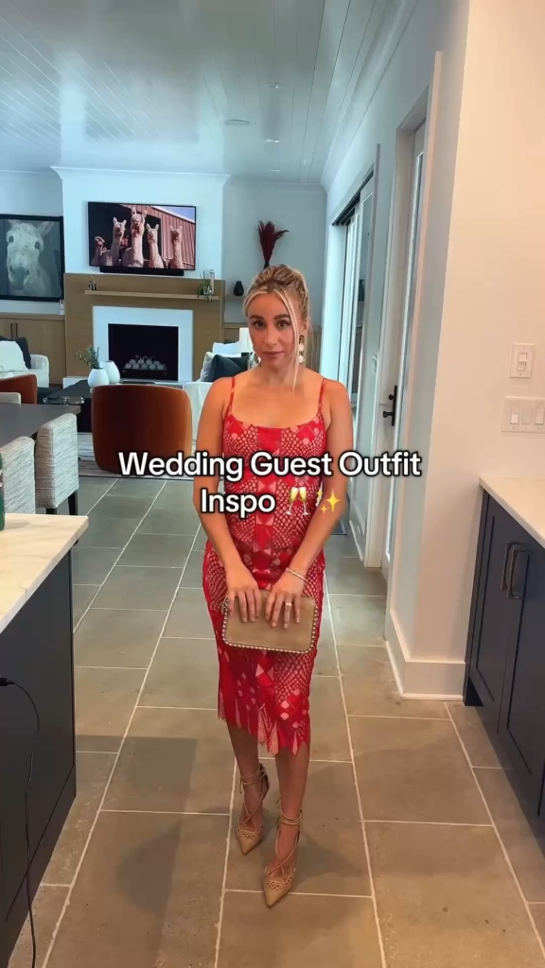 Some of my favorite wedding guest dress options for the summer wedding season! ✨ Featuring beautiful styles from Amazon, BCBGMaxAzria, and Alice + Olivia. Which look is your favorite?

Can’t Link Info: 
• Dress 1: BCBG Pink & Red Geometric Lace Alese Cocktail Dress
• Dress 2: BCBG Ariell Flowy Sundress in Coral Reef Orange
• Accessories for Dress 1 & 2: 
  - Shoes: Aldo Antoinette Tan Lace Up Shoes
  - Bag: Zara 6645/410
• Accessories for Dress 4:
  - Shoes: Jimmy Choo Deedee 80 Metallic Leather Platform Wedge Sandal
•
•
•
#liketkit Guest #WeddingGuestDress #OutfitInspo #FormalDress #SummerStyle #LTKstyletip #LTKfinds #LTKCreator #FoundItOnAmazon #Amazon #BCBGMAXAZRIA #BCBG #AliceAndOlivia #A&O #A+O #AliceOlivia

#LTKWedding #LTKSaleAlert #LTKItBag