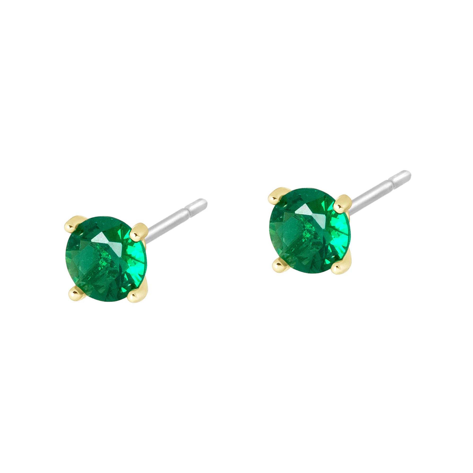 Solitaire Studs | Electric Picks Jewelry