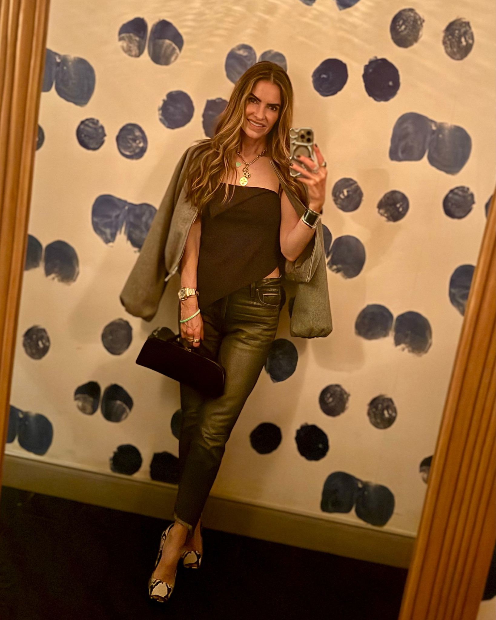 look of the night at @thecharlesdallas 🩶 get you a fab felt bomber that everyone loves without the high price! 

dress it up w denim, skirt or over a dress or down with your athleisure wear  #LTKItBag #LTKShoeCrush

#LTKCyberWeek #LTKFindsUnder100 #LTKGiftGuide