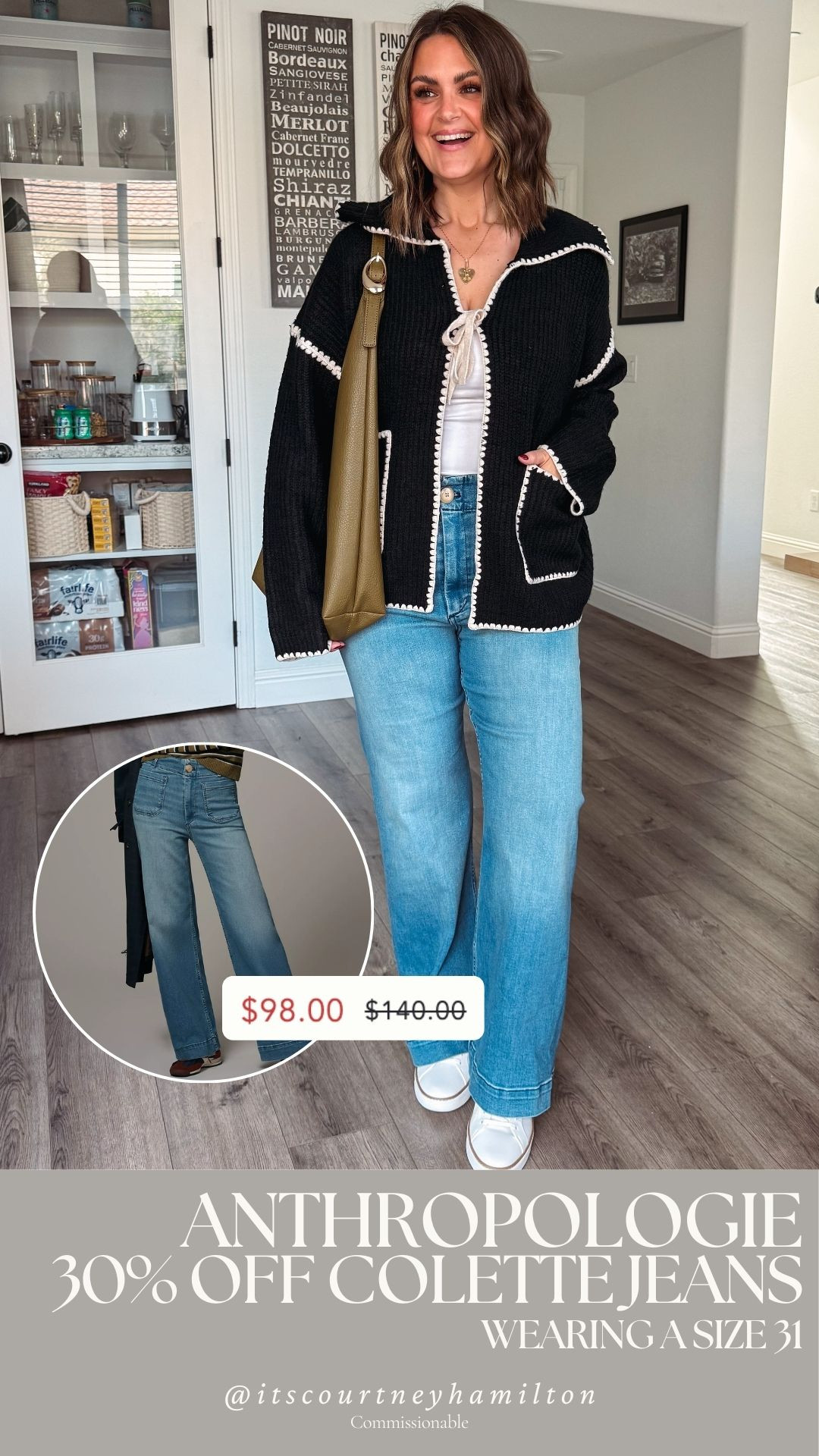 Colette pants are on sale right now from Anthropologie! Wearing a size 31! 

sale alert, watchnow, winter fashion, winter outfit, denim, pants, casual outfit, midsize fashion, new arrivals, courtney hamilton 

 #LTKSeasonal #LTKSaleAlert #LTKFindsUnder100