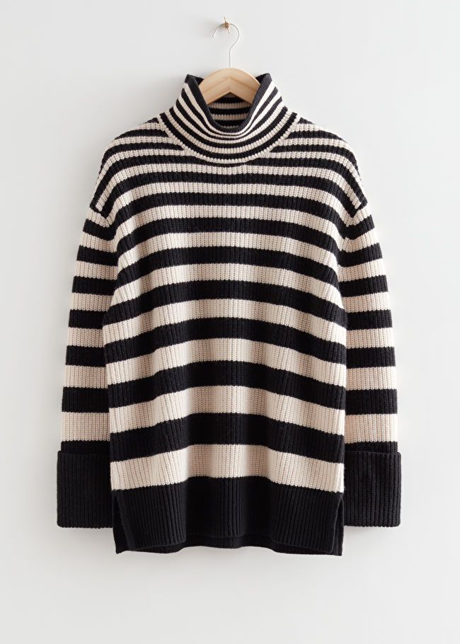 Oversized Turtleneck Knit Sweater | & Other Stories US