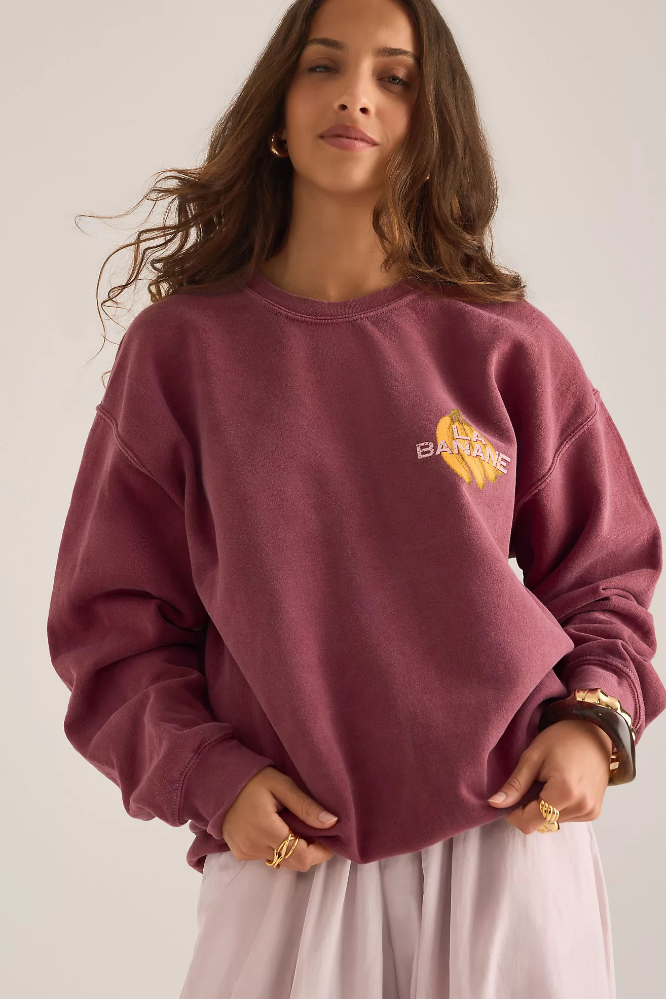 Pilcro Banana Print Sweatshirt | Anthropologie (UK)