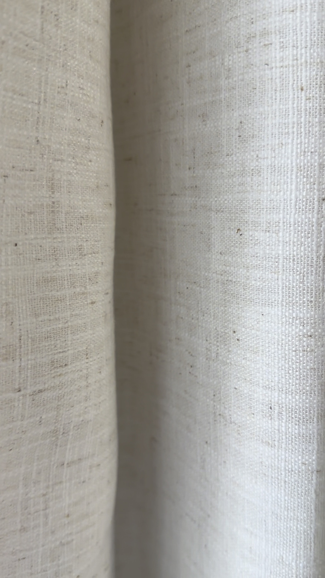 Close up of my dining room curtains
Details:

Here are the specifics of them⬇️
I went with the Liz Polyester Linen | Triple Taylor Pleat in Ivory White | Room Darkening | Memory Training
Added extra width for a fuller look

#LTKsalealert #LTKhome