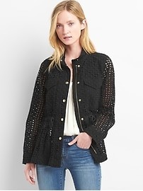 Eyelet utility jacket | Gap US