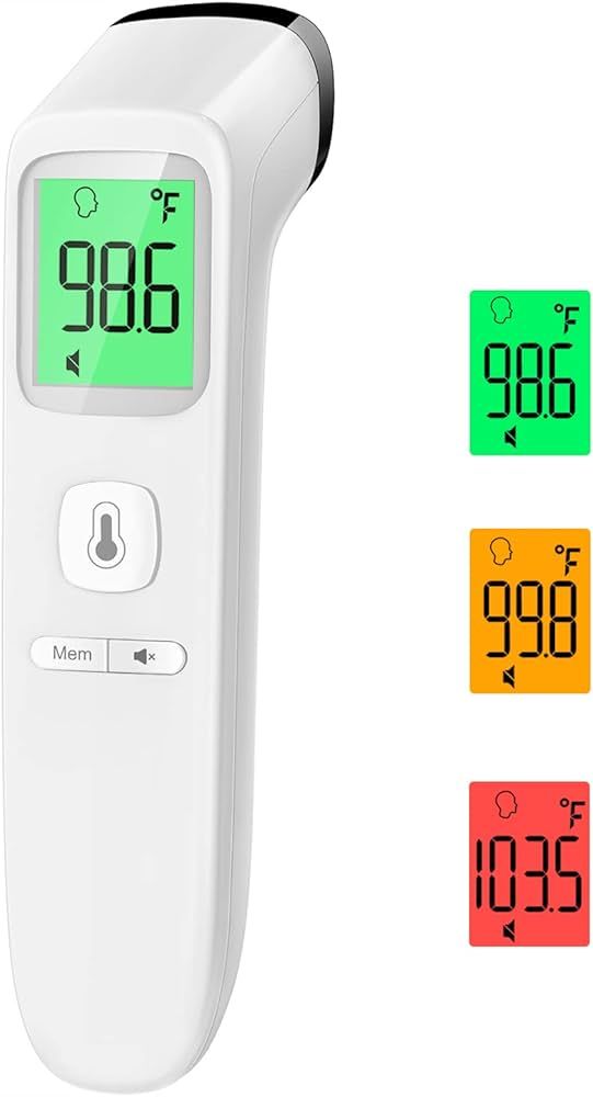 No-Touch Thermometer for Adults and Kids, Digital Accurate Baby Thermometer with Fever Alarm, 1 S... | Amazon (US)