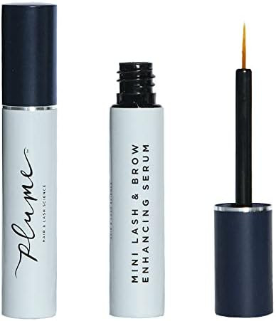 Amazon.com: Plume - Natural Lash + Brow Enhancing Serum | Cruelty-Free, Vegan, Clean Cosmetics (0... | Amazon (US)