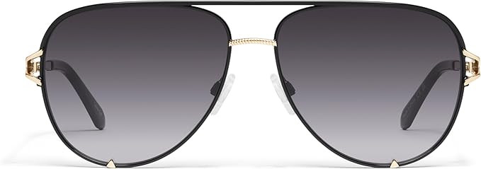 Quay Women's High Key Twist Aviator Sunglasses | Amazon (US)