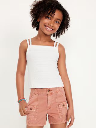 Sleeveless Fitted Smocked Tank Top for Girls | Old Navy (US)