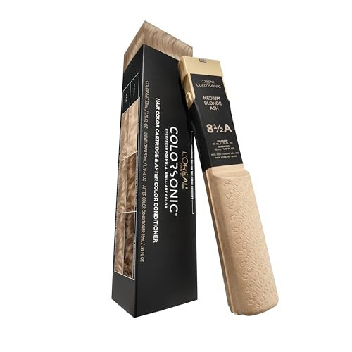 L'Oreal Paris Colorsonic Permanent Hair Dye Cartridge, Vibrant Hair Color for Root Touch Up, Gray Coverage or All Over Color in just 5 Minutes, 8.5 Medium Ash Blonde (Coloring Device Sold Separately) | Amazon (US)