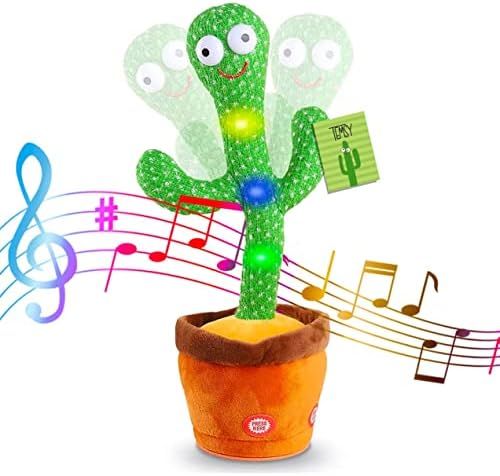 TEMSY Dancing Cactus Toy, Talking & Dancing Cactus, Musical Singing 120 English Songs, Fun Record... | Amazon (CA)