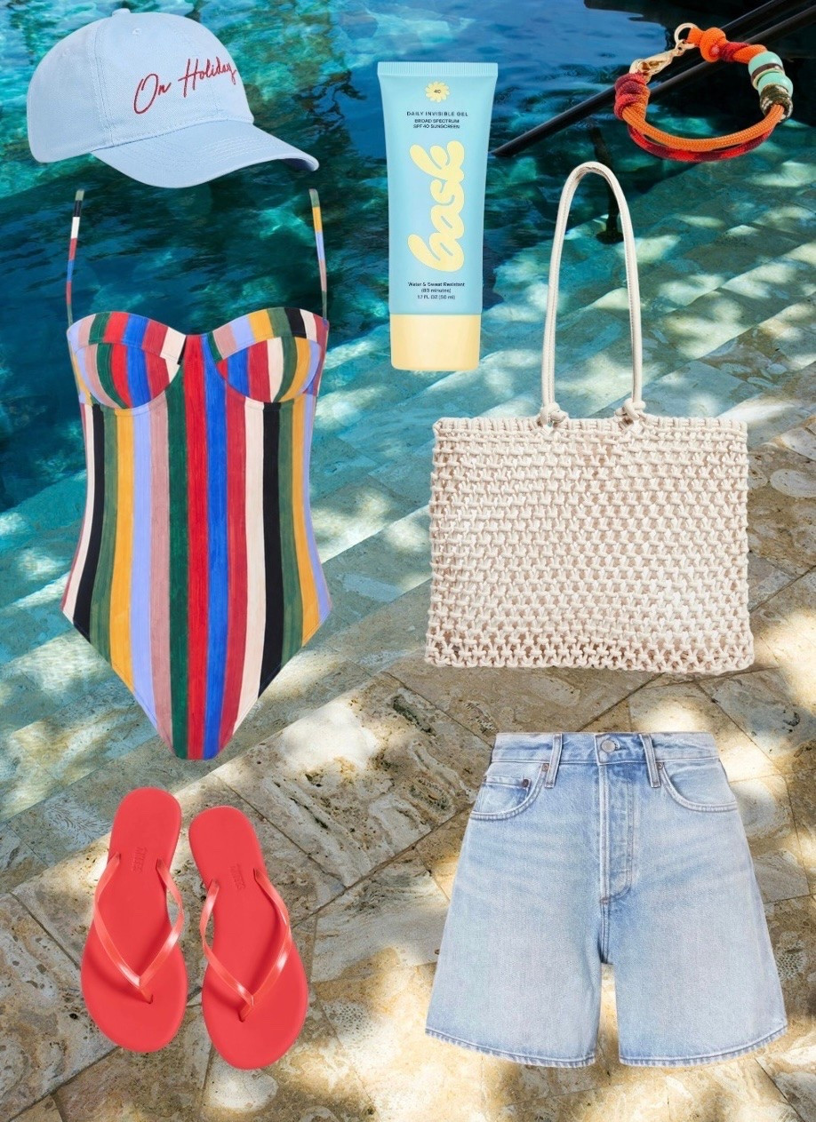 What to wear to… Dorado Beach 
 
Swimsuit
Beach hat 
SPF
#ltktravel

#LTKootd