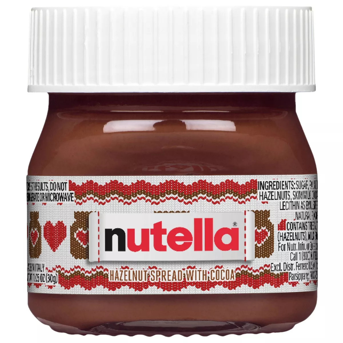 Nutella Christmas Mini Chocolate Hazelnut Spread - 1.05oz | Target