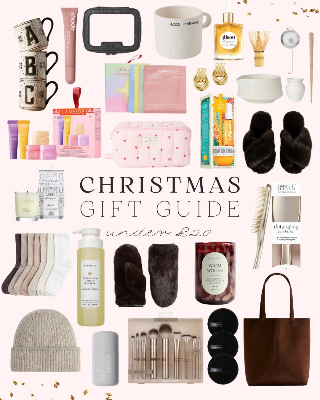 CHRISTMAS GIFT GUIDE UNDER £20 🎁✨ perfect stocking filler presents or whether you have a secret Santa present to buy for under £20! 

My code for Look Fantastic is SARAHROBERTSLF which will reduce a few of the gift sets I’ve linked to under £20 🫶🏼

#LTKgiftguide #LTKCyberWeek #LTKfestive