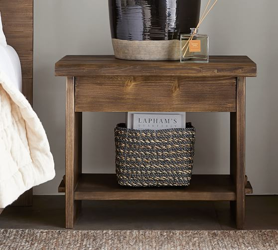 North Reclaimed Wood Nightstand | Pottery Barn (US)