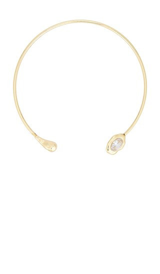 Ettika Liquid Luxe Contour Collar in Metallic Gold. | Revolve Clothing (Global)