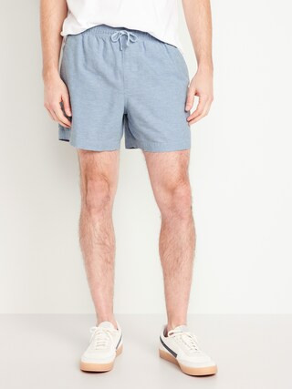 Linen-Blend Jogger Shorts -- 5-inch inseam | Old Navy (US)