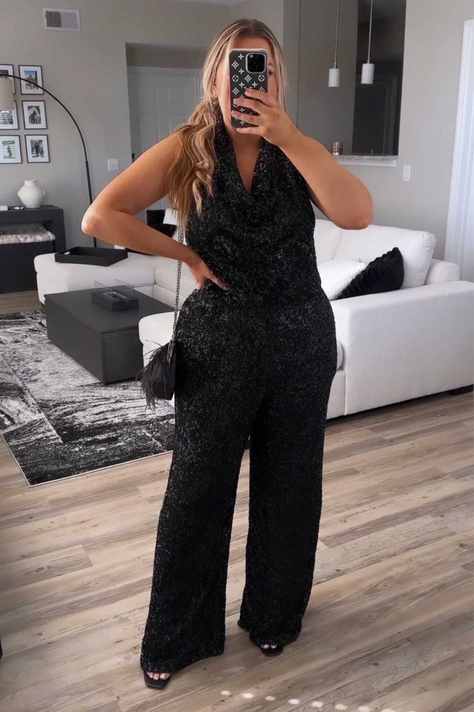 Holiday outfit perfect for a NYE party! Wearing a large but should have sized down to a medium 

#LTKHoliday #LTKmidsize #LTKstyletip