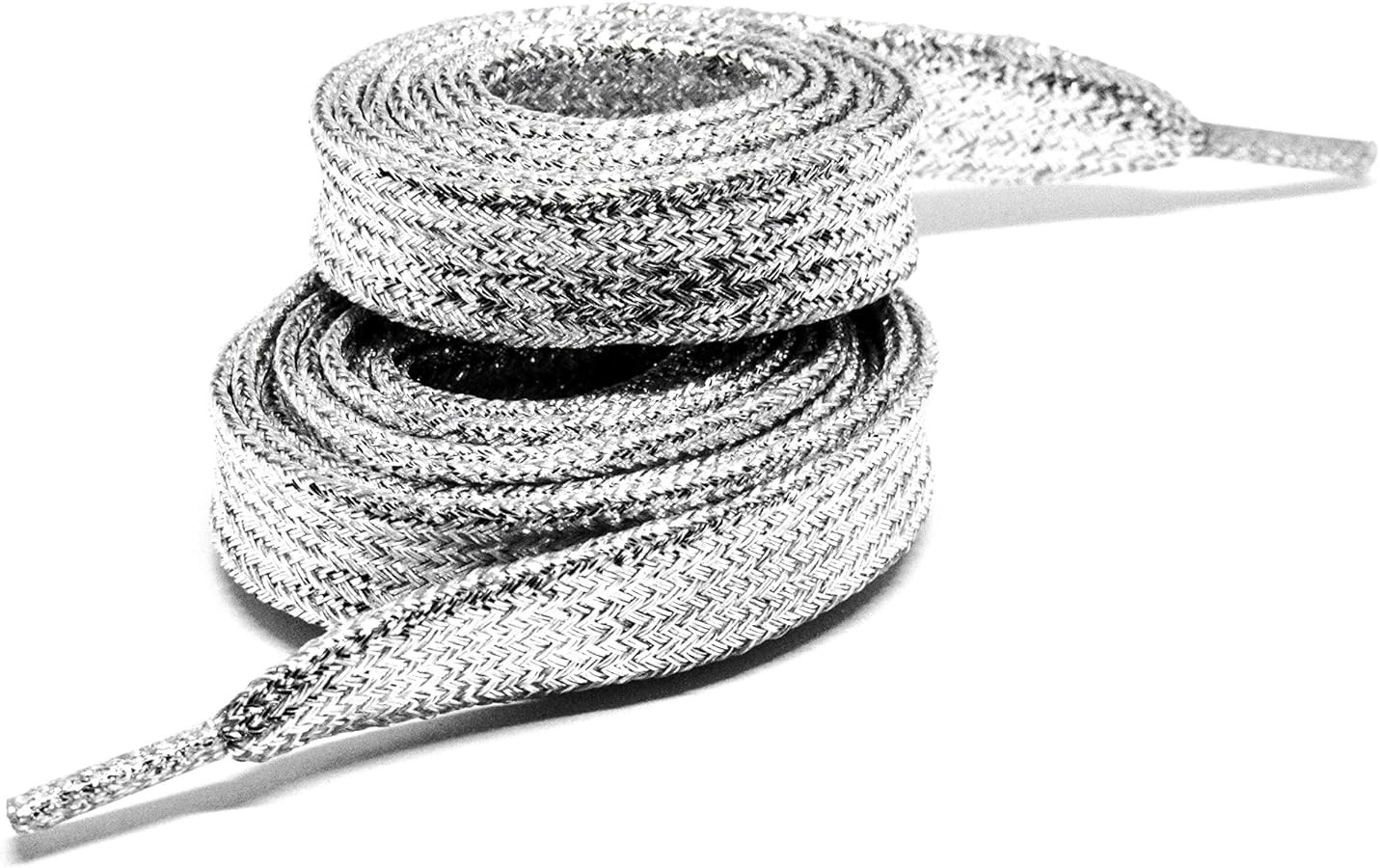 One Pair of Metallic Glitter Shoelaces From Sparkly Shoe Laces | Amazon (US)