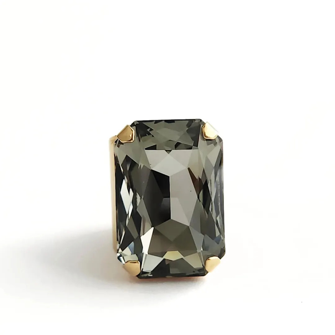 Phoenix Ring in Black Diamond - Etsy | Etsy (US)