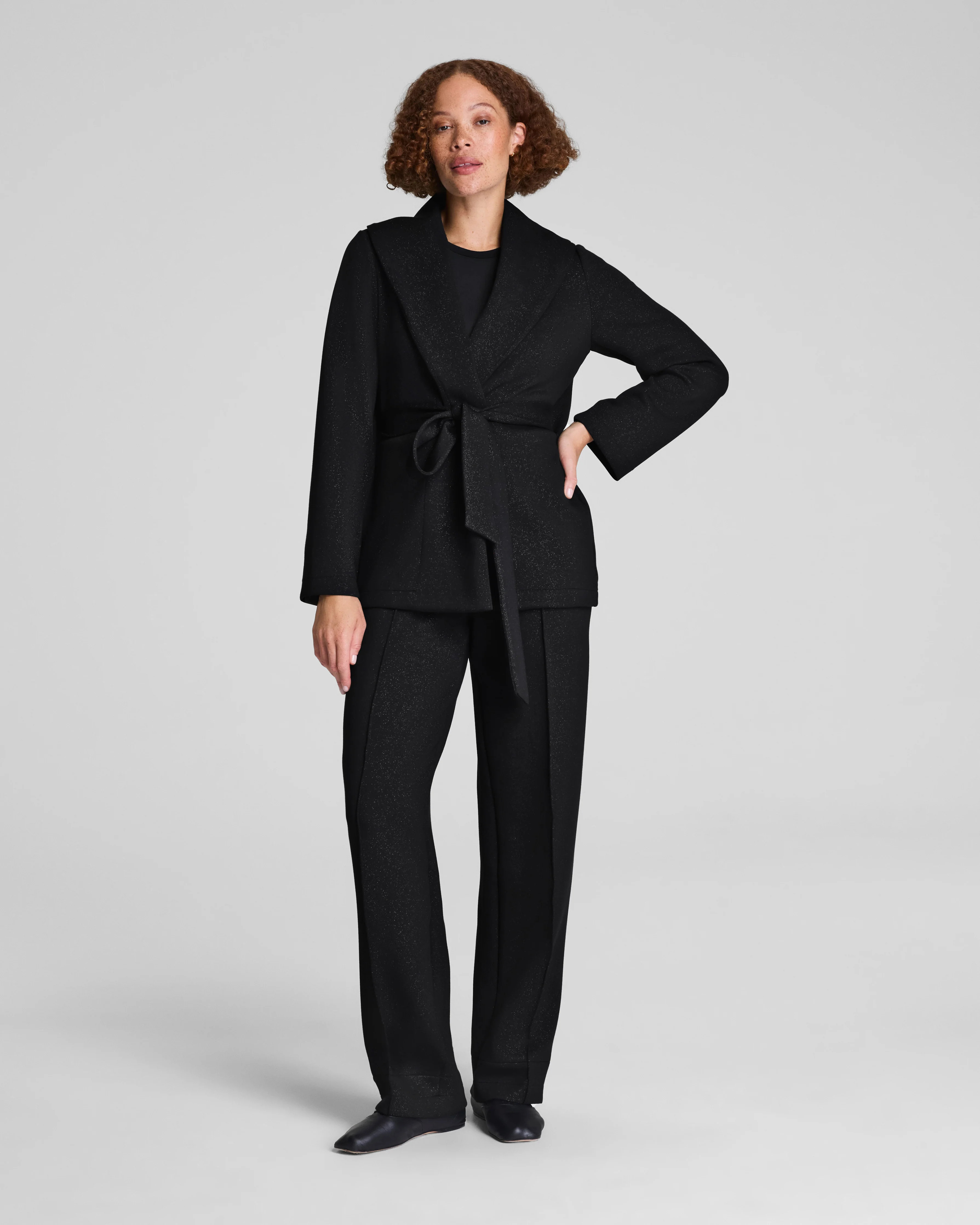 Straight Leg Pant with Shimmer | Spanx