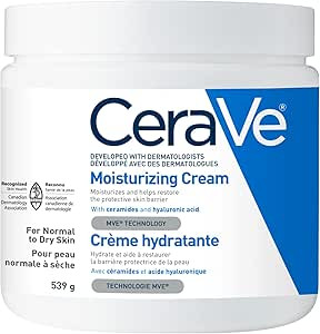 CeraVe Moisturizing Cream | Daily Face, Body & Hands Moisturizer for Dry Skin With Hyaluronic Aci... | Amazon (CA)