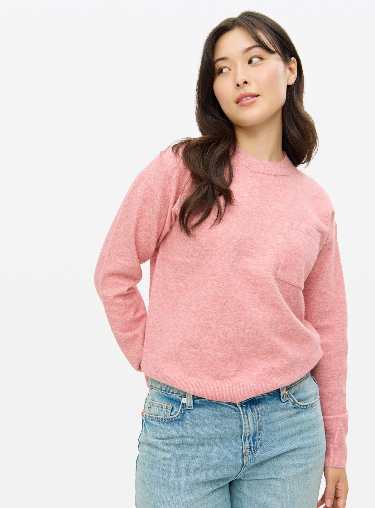 Pink Pocket Cosy Yarn Jumper | Tu Clothing
