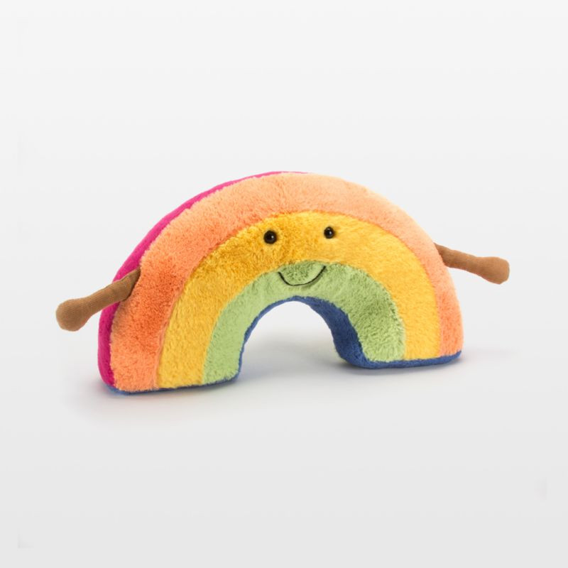 Jellycat Medium Amuseable Rainbow Kids Plush Toy | Crate & Kids | Crate & Barrel