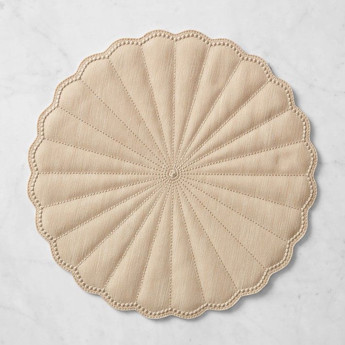 Faux Leather Round Placemat | Williams-Sonoma