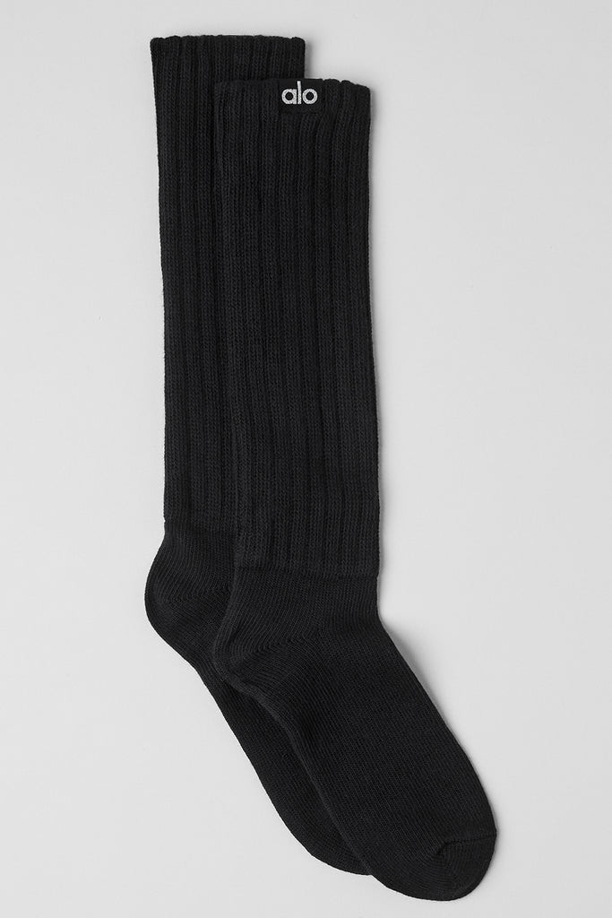 Unisex Scrunch Sock - Black | Alo Yoga (US)
