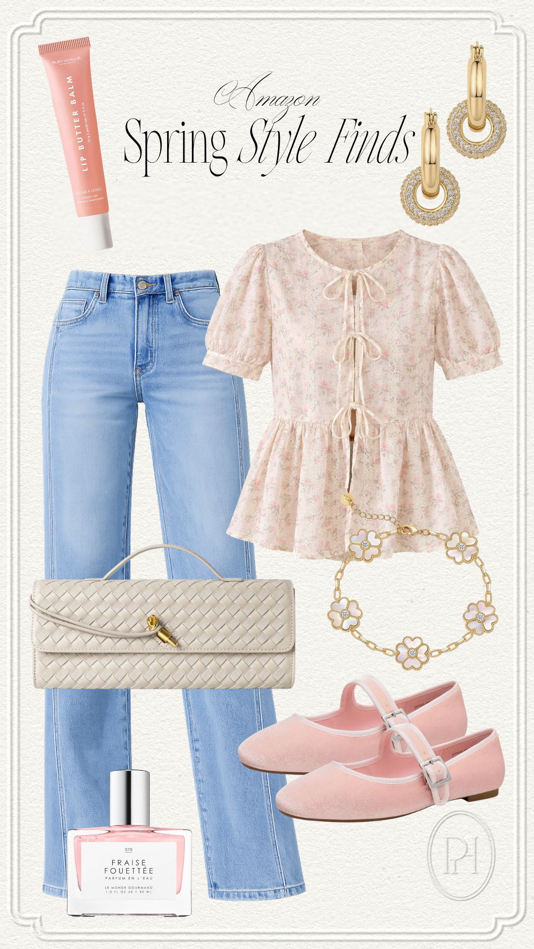 Cutest style finds for spring from Amazon!

spring fashion, spring style, spring looks, spring outfit, floral top, peplum top, spring blouse, straight leg jeans, flared jeans, velvet flats, pink flats, pink shoes, spring shoes, lip balm, perfume, body spray, women's fragrance, gold earrings, floral bracelet, flower bracelet, white handbag, neutral handbag, workwear, casual office look, teacher outfit 

 #LTKgrwm #LTKootd #LTKSeasonal